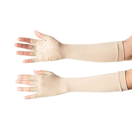 Guante Largo UV 50+ Beige